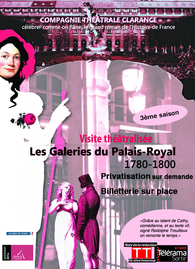 Balade theatrale Affiche Palais Royal