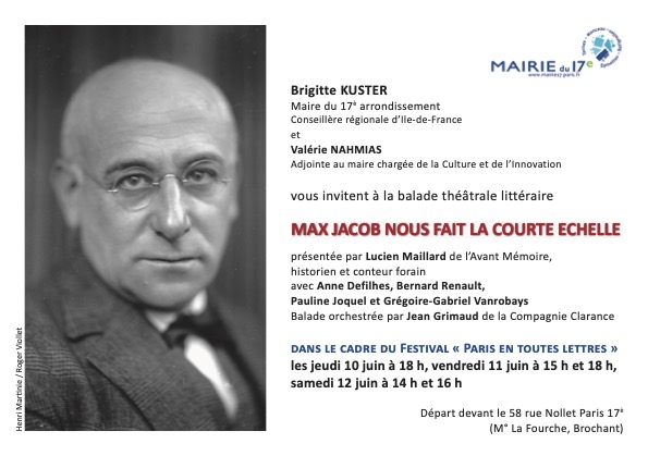 Balade theatrale aff de Max Jacob